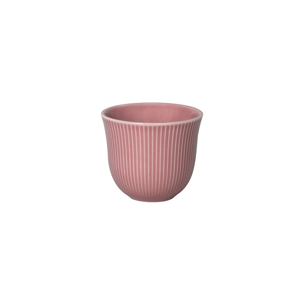 Loveramics - Embossed Tasting Cup Dusty Pink - in dunkelrosa