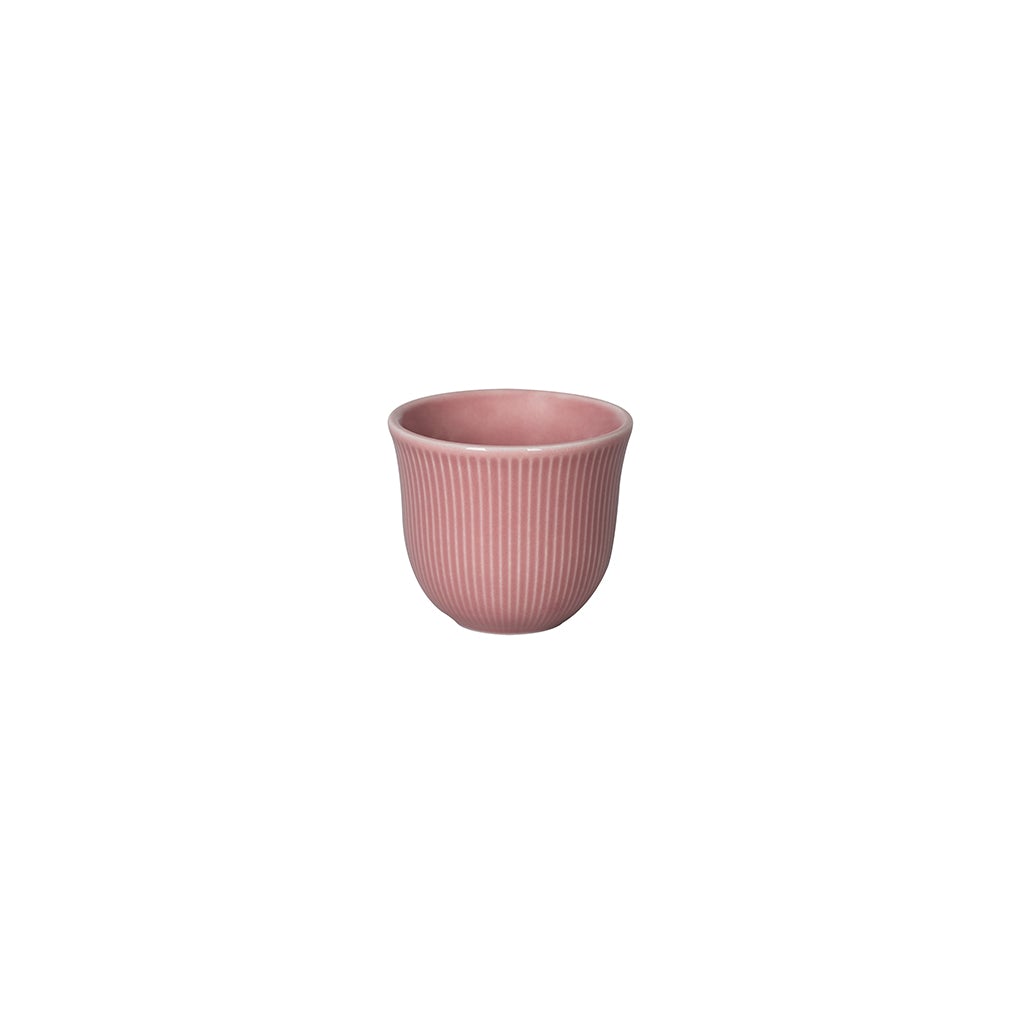 Loveramics - Embossed Tasting Cup Dusty Pink - in dunkelrosa